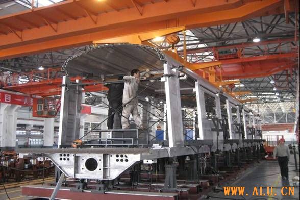 aluminum profiles for train body
