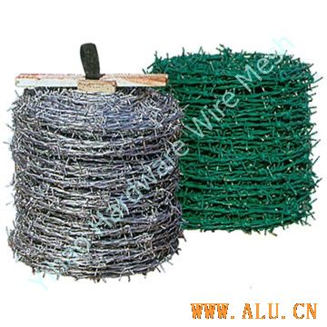 Barbed wire mesh
