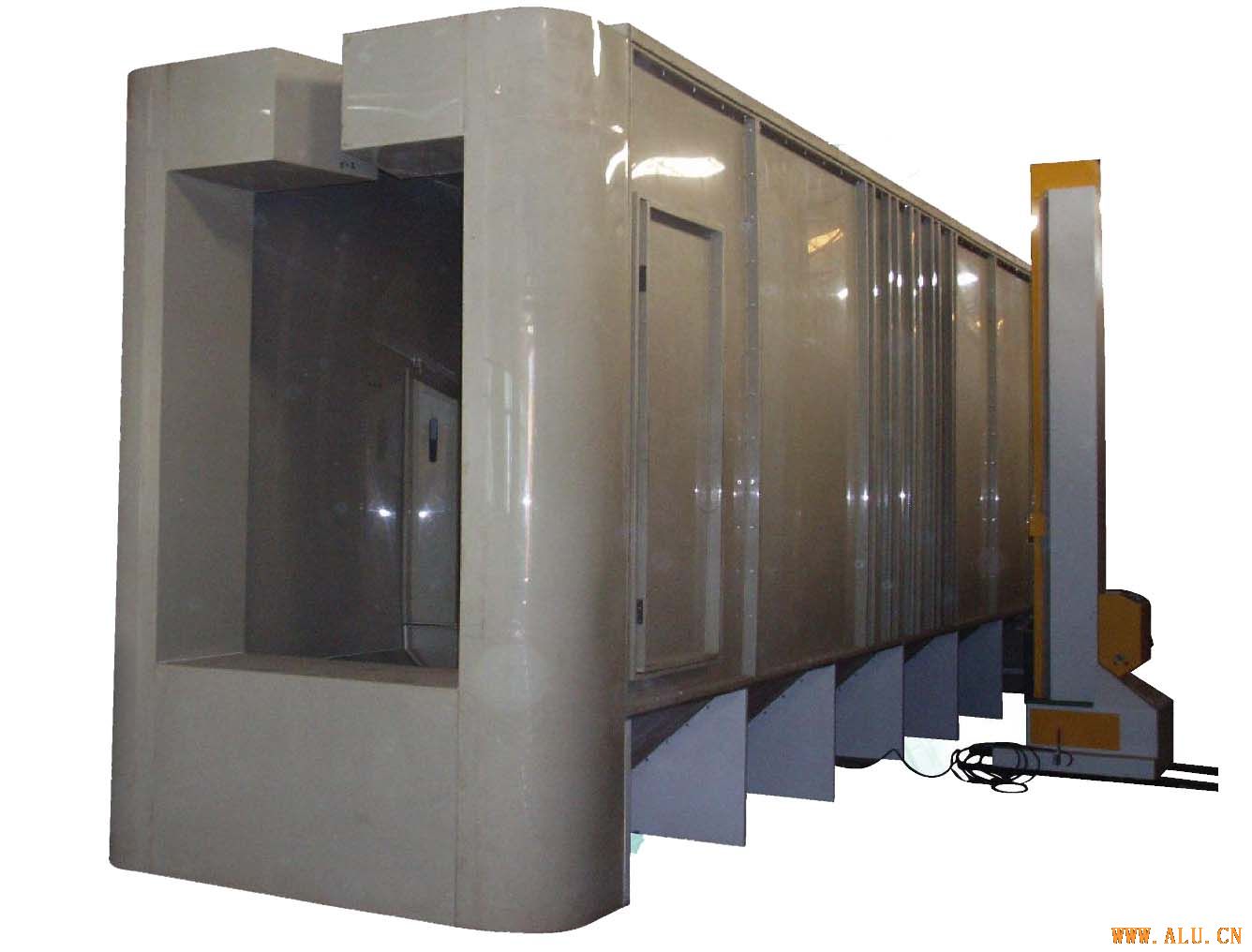 PP material powder coating room