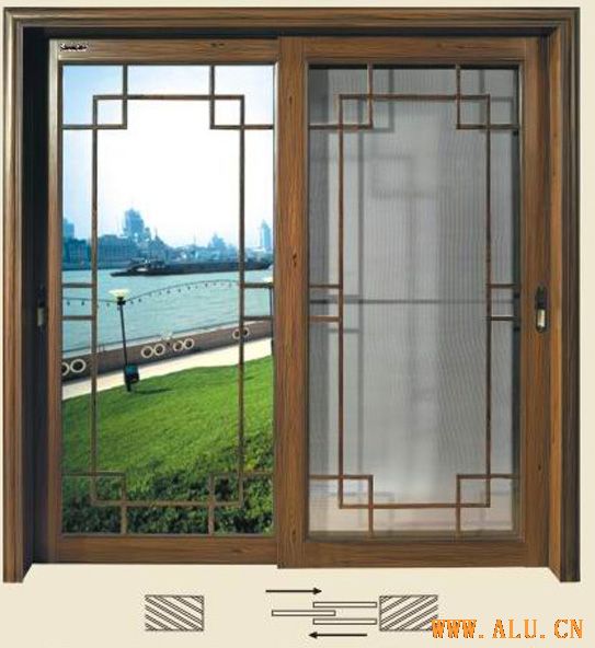 Hanging sliding track door-02