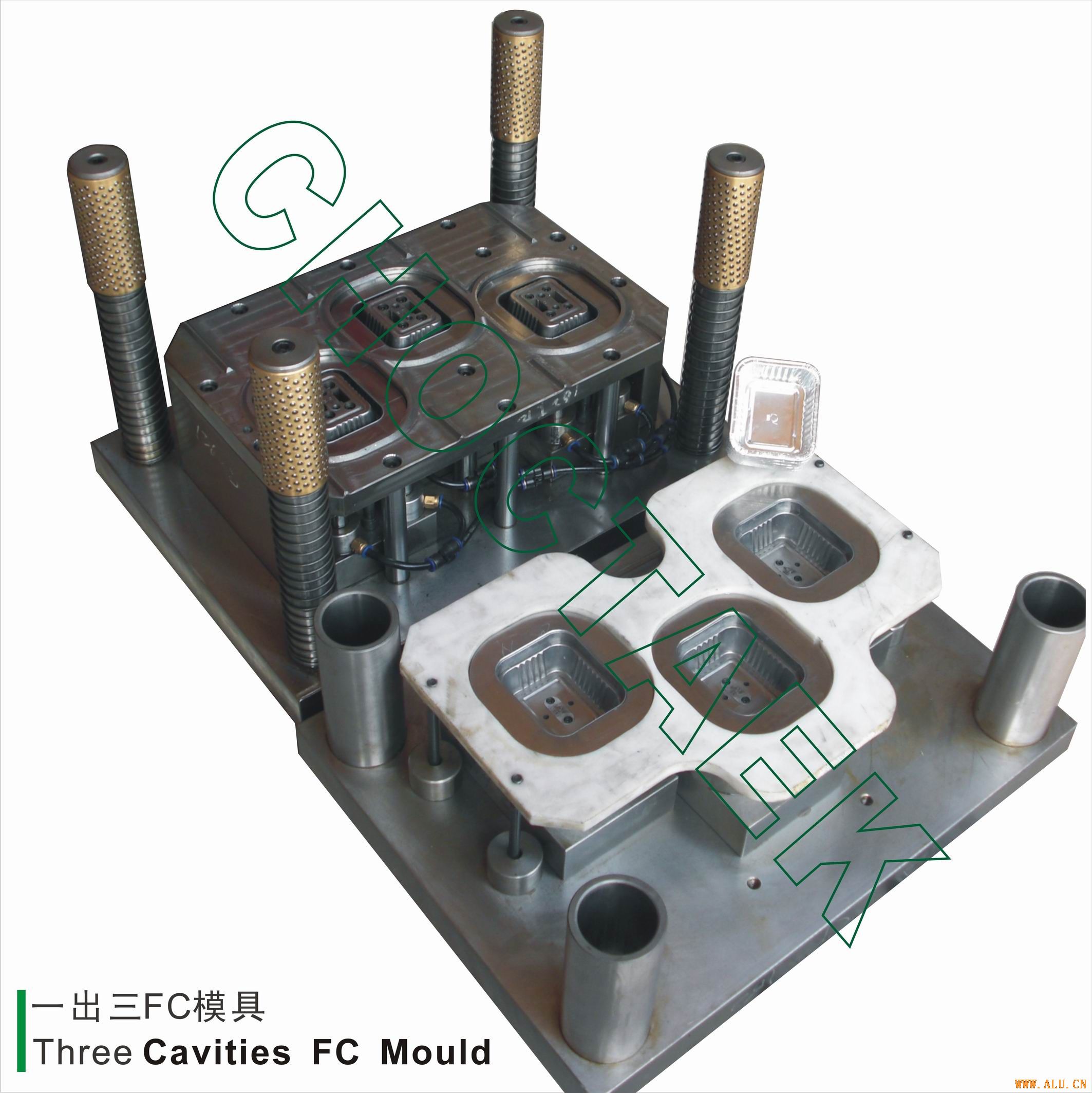 aluminum semi-regid container mould