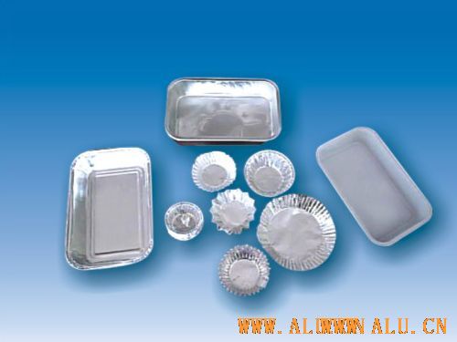 Lunch boxes with aluminum foil