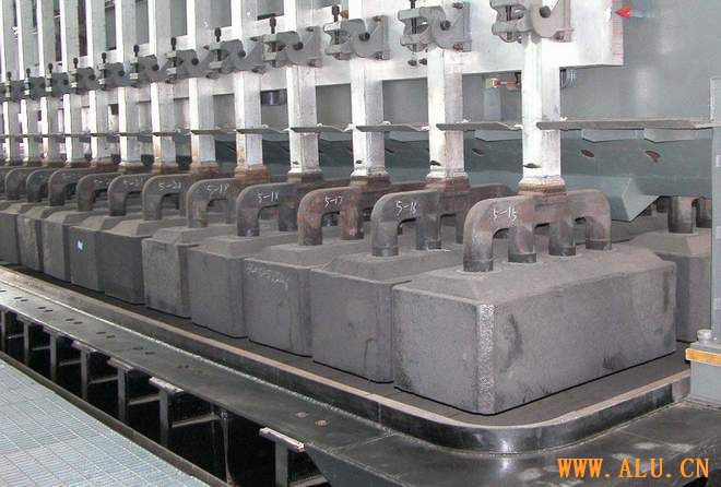 anode steel yoke and aluminium stem