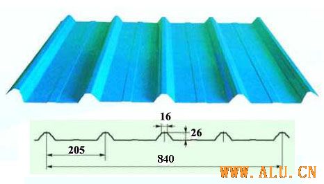Corrugated Aluminium Sheet-840