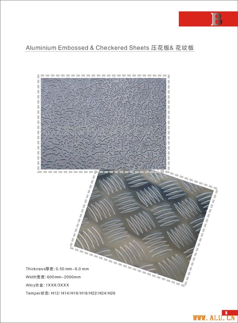 Aluminium Embossed & Checkered Sheets