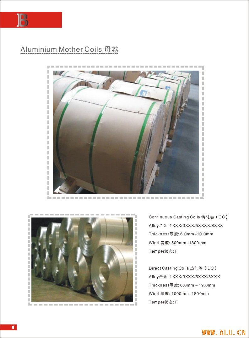 Aluminium Mother Coils