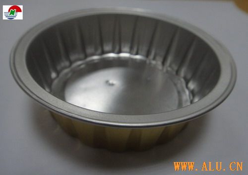 aluminium foil container coated by color