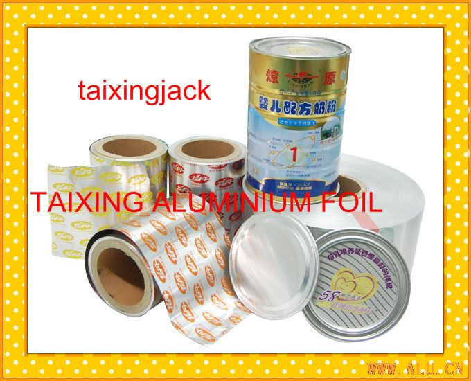aluminium foil for milk cans sealing 