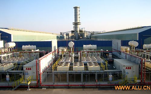 oatalum电解铝厂将于2009年底竣工投产,装备了704个电解槽,年产能高达