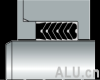 sealing of aluminium profile extruder