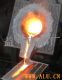 Copper smelting induction electric furnace
