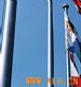 supply flag pole aluminium profile