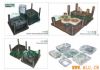 Aluminum foil tray mould 