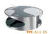 Stainless circular coffee table