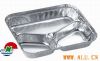 three compartment aluminium foil container