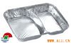 two compartment aluminium foil container