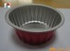 red color aluminium foil container