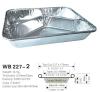 Disposable aluminum foil food container  WB 227-2