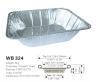 Disposable aluminum foil food container  WB 324