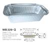 Disposable aluminum foil food container  WB 220-2