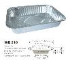 Disposable aluminum foil food container  WB 210