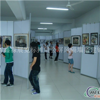 书画摄影展展板八棱柱挂画屏风
