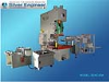 Aluminum foil container making machine and mould
