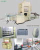 80T aluminium foil container making machine with four-ways stacker