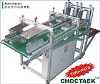 Two-ways aluminium foil container stacker