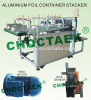 Aluminium foil contianer stacker