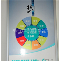 四边开启式铝合金亮银边框