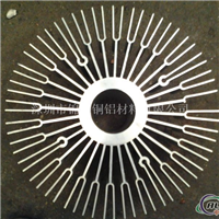 国标6063太阳花散热器铝型材