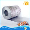 Colored aluminum foil blister packaging for pills