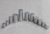 Welding chip capacitor with aluminium case