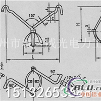 钢绞电缆挂钩厂家  电缆挂钩