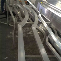 供应折弯铝方通焊接吊顶铝方管
