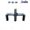 Anode cast yoke for electrolytic aluminum equipment