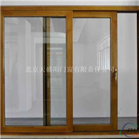 北京铝包木折叠门，北京断桥铝门窗厂家