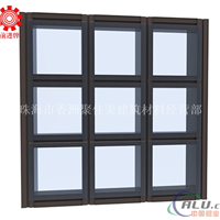 Q1403铝合金隐框玻璃幕墙型材