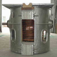 供应1吨铝壳中频熔炼炉
