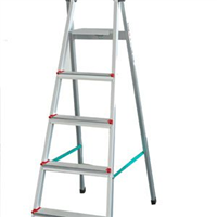 供应铝合金梯子-五阶高度铝合金家用梯