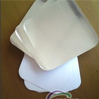 供应铝箔餐盒纸盖 铝纸盖 铝箔纸盖