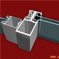 铝幕墙+铝型材，铝合金型材性能供应